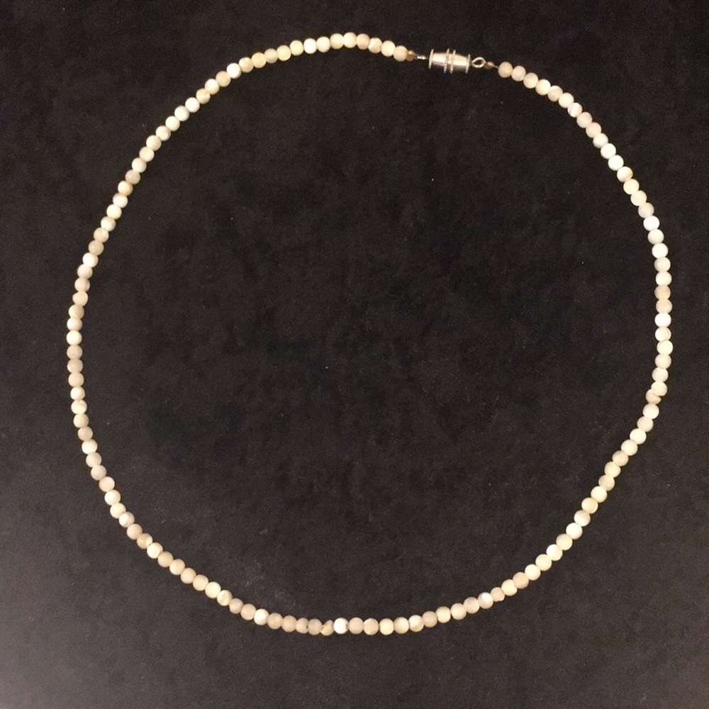 seashell bead necklace